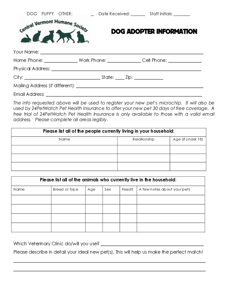 Fillable Online doglicenseapplication.pdf Fax Email Print pdfFiller