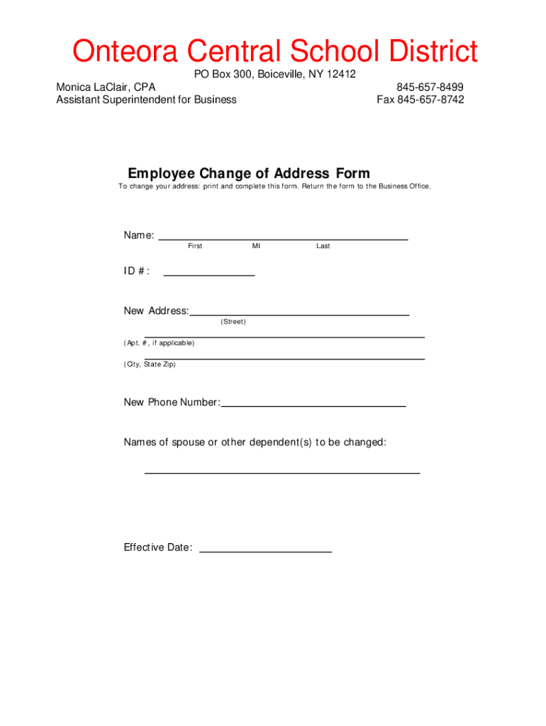 Fillable Online LEGAL NOTICE Onteora Central School District invites