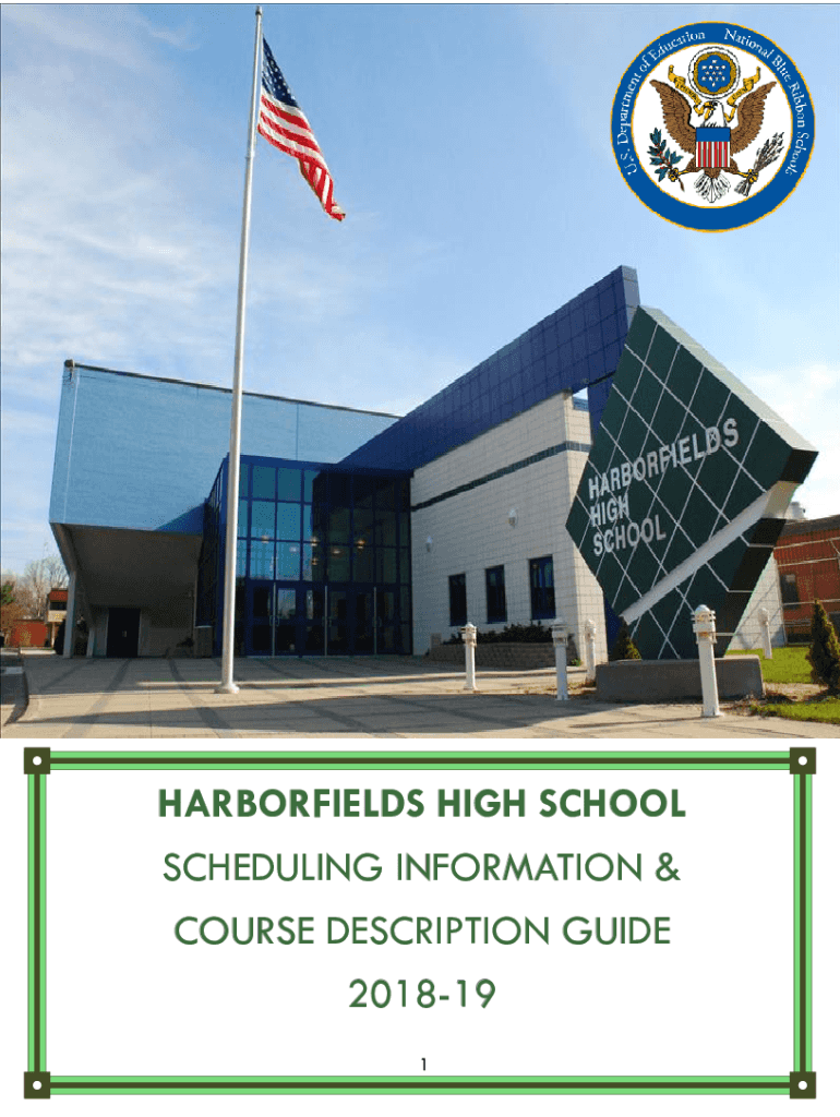 Fillable Online harborfields high school scheduling information Fax