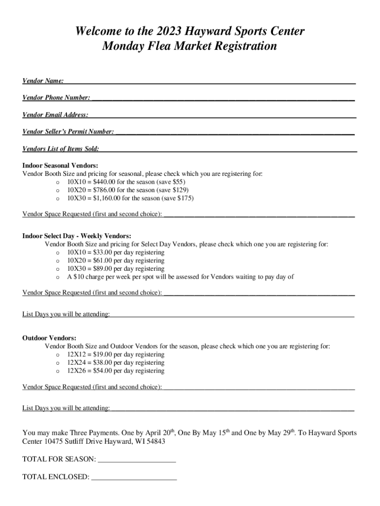 Fillable Online Vendor Permits Duval County Tax Collector