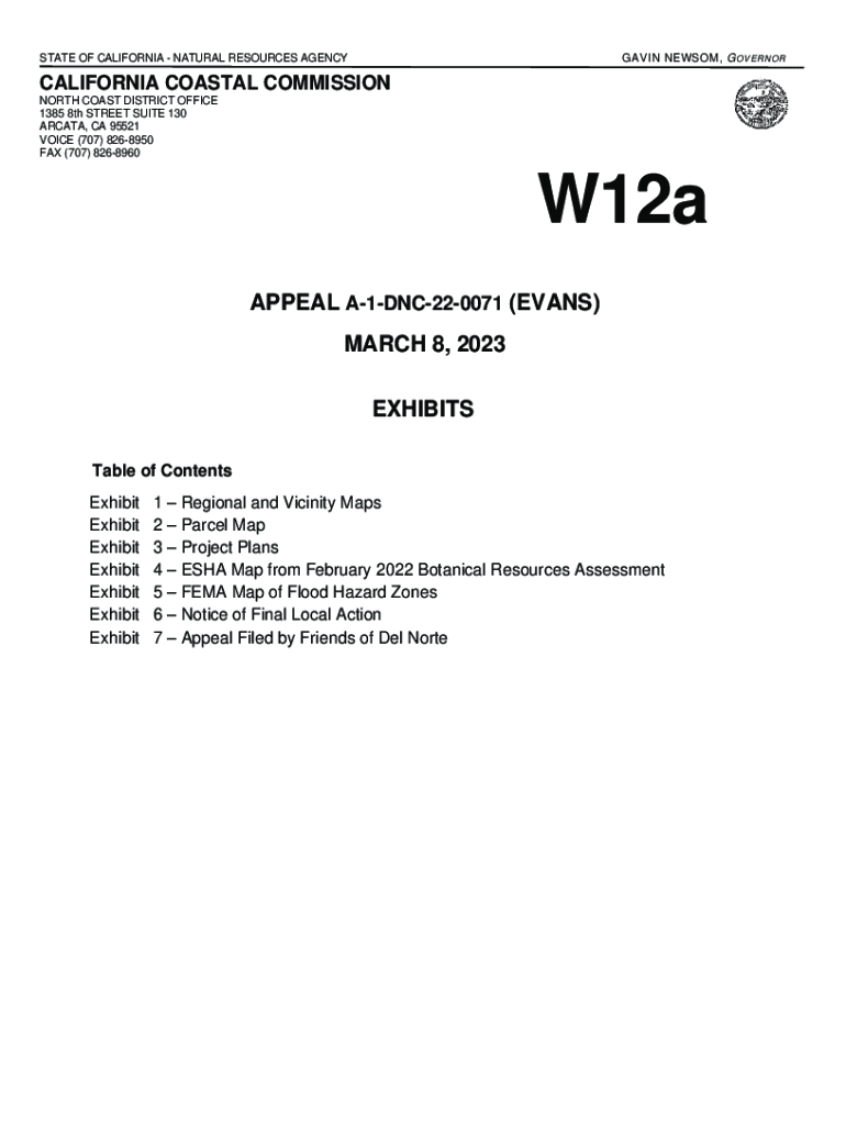 Fillable Online documents coastal ca CALIFORNIA COASTAL COMMISSION