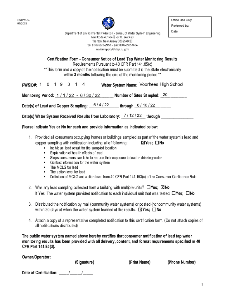 Fillable Online LeadCertificationForm.pdf Fax Email Print pdfFiller