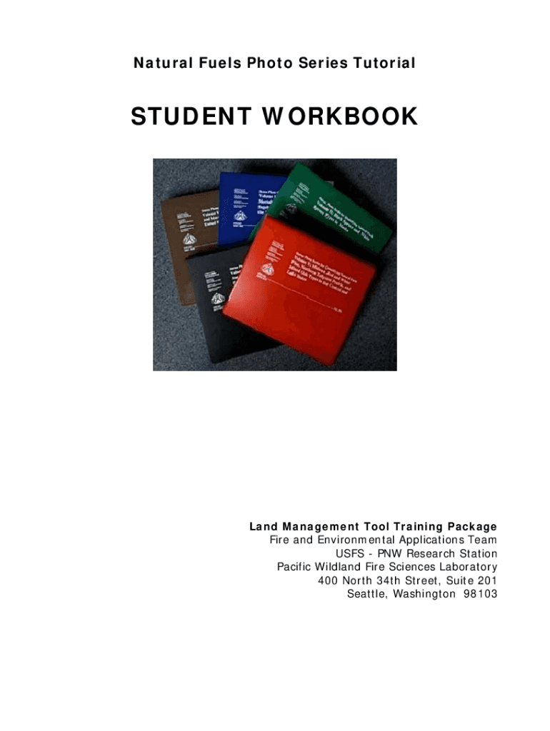 Fillable Online Natural Fuels Photo Series and the Digital Photo Series