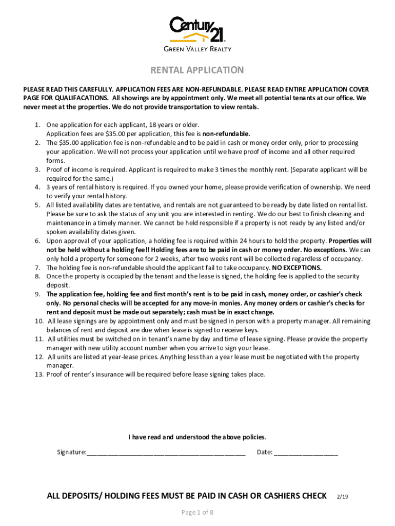 Fillable Online APPLICATION FEES ARE NONREFUNDABLE Fax Email Print