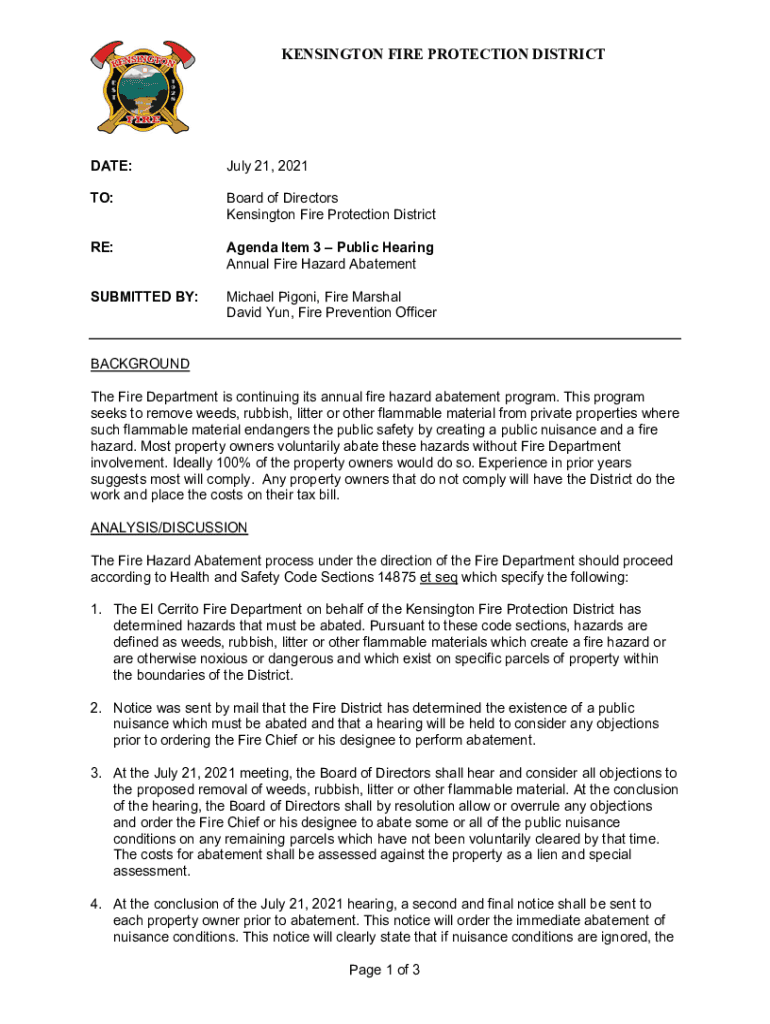 Fillable Online 2021072103 Annual Fire Hazard Abatement.pdf Fax Email