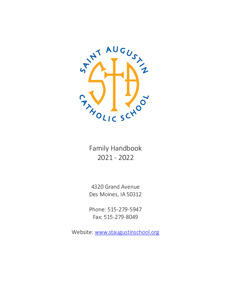 Fillable Online St Augustin Catholic School Des Moines IA Private