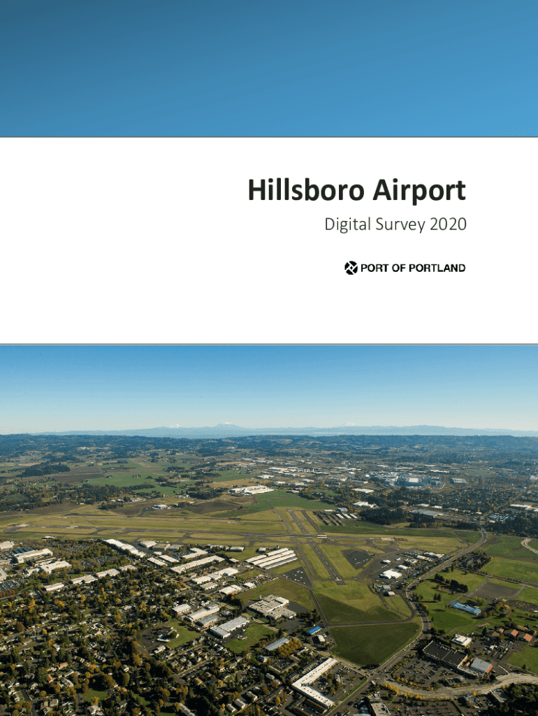 Fillable Online Hillsboro Airport How Its Future Plans Affect Our