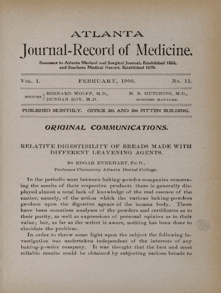 Fillable Online Relative Digestibility of Breads Made with Different