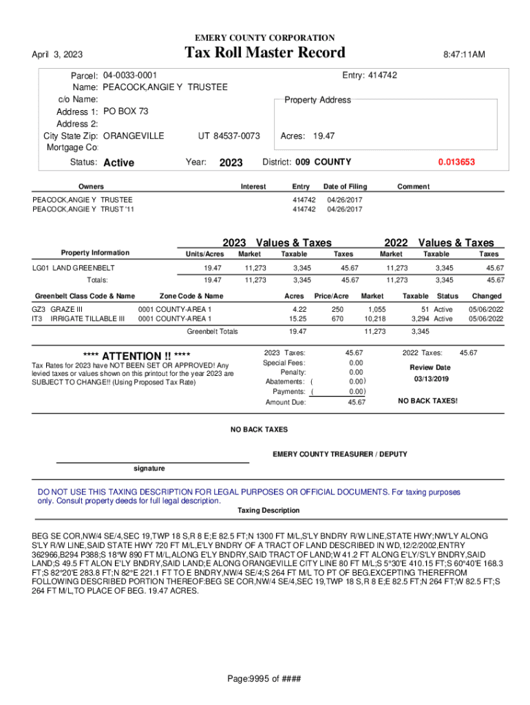 Fillable Online 2021 REAL PROPERTY TAX NOTICE *0400330001/* * Fax Email Print pdfFiller