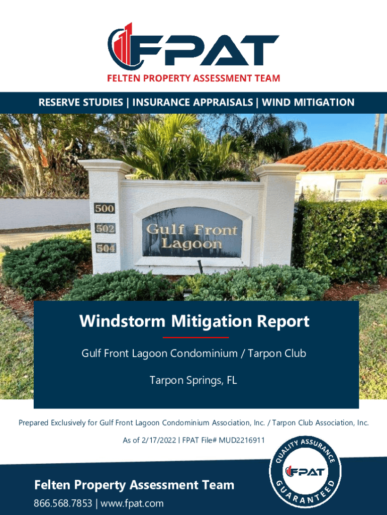 Fillable Online Gulf Front Lagoon Condos for Sale Tarpon Springs