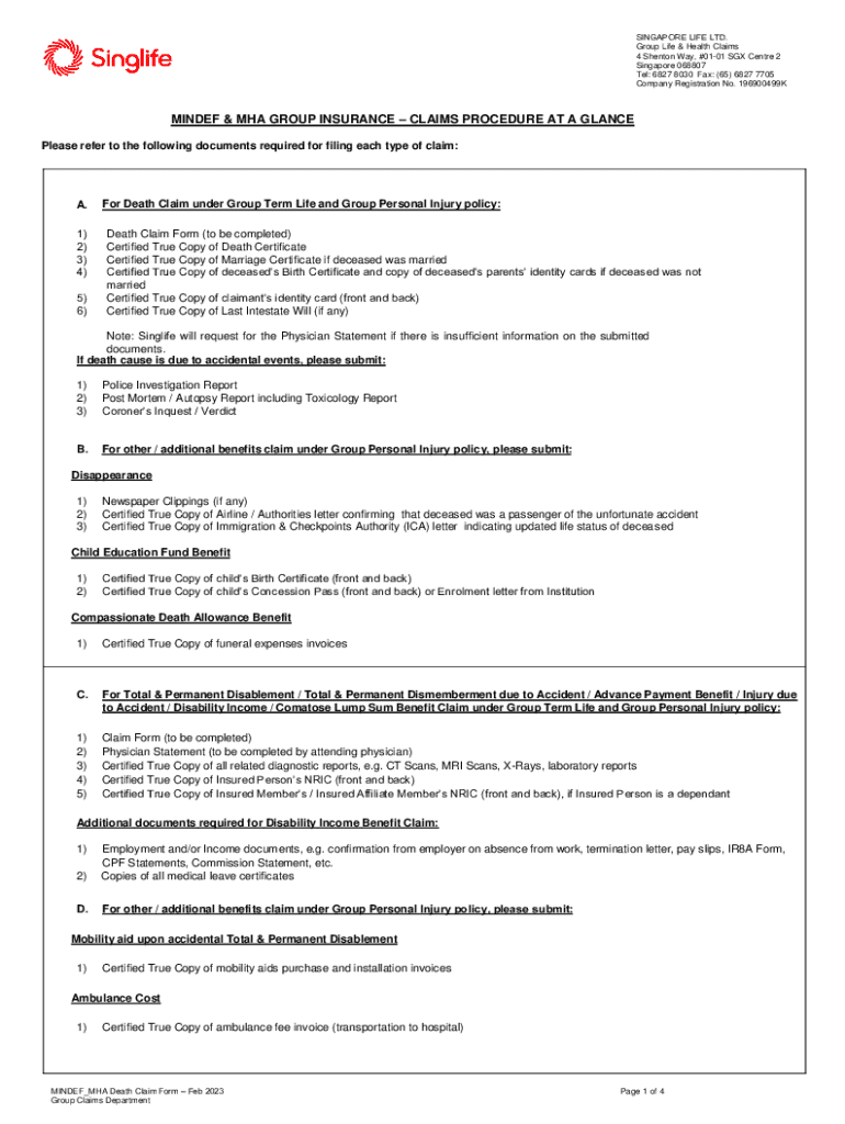 Fillable Online Death Claim form. Death Claim form Fax Email Print pdfFiller