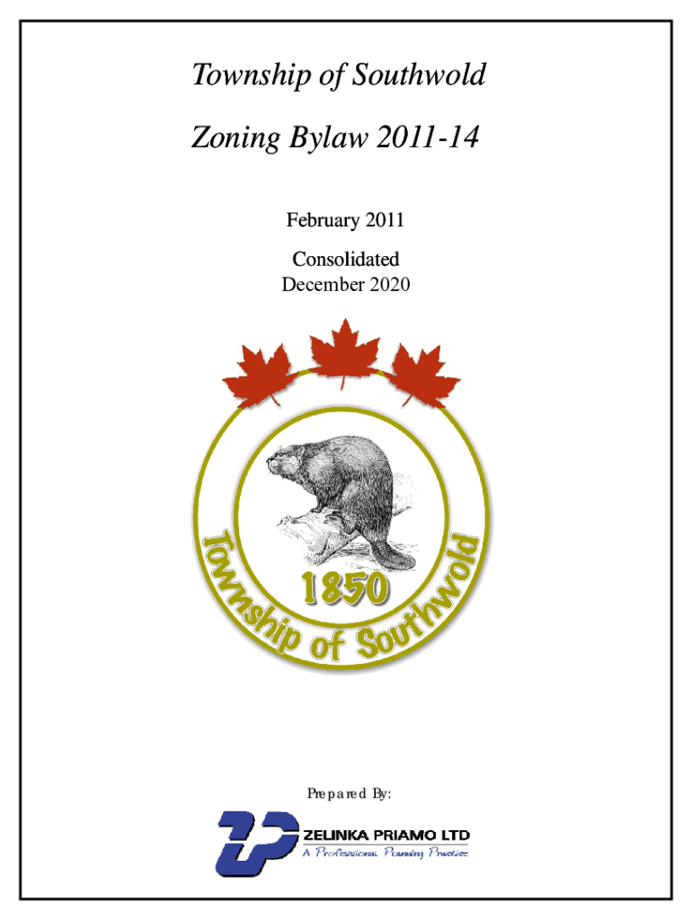 Fillable Online township of south frontenac comprehensive zoning bylaw