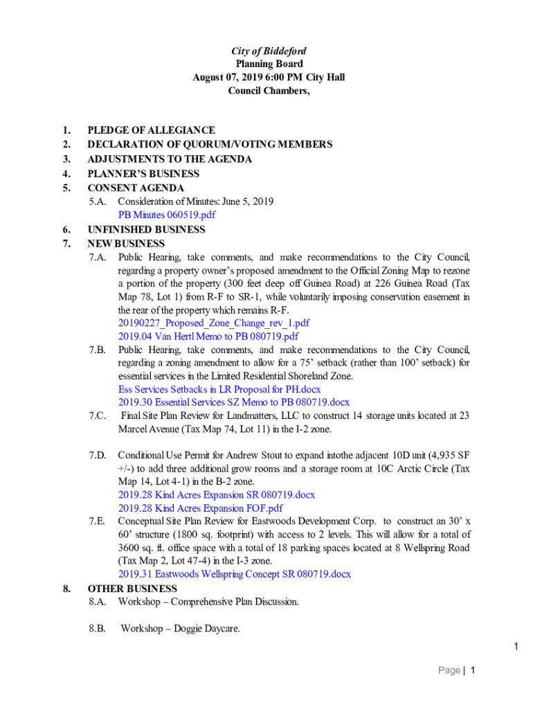 Fillable Online d3n9y02raazwpg cloudfront City of Biddeford, ME