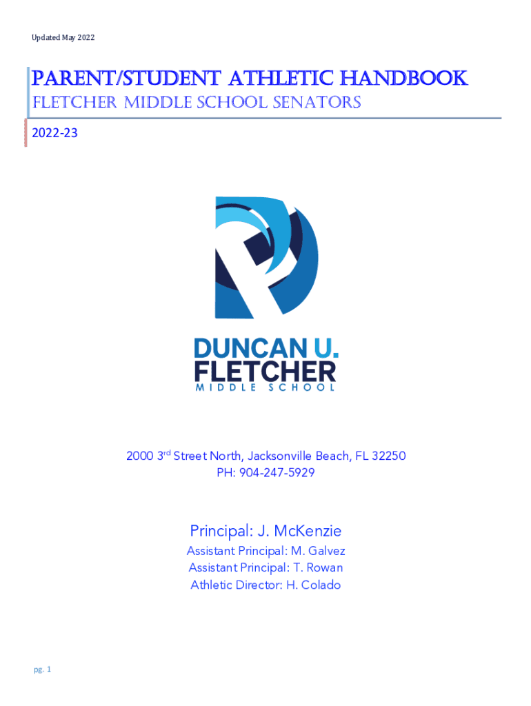 Fillable Online Fletcher Middle School moves to online classes as COVID