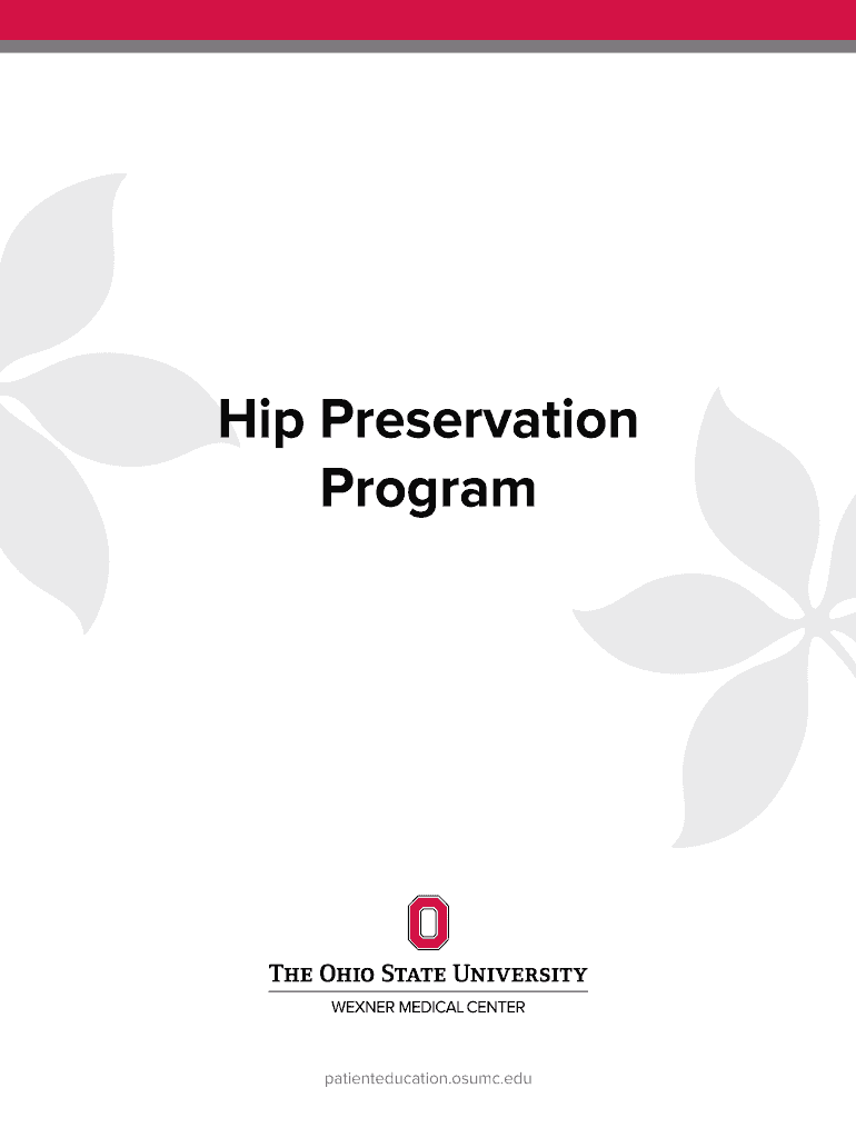 Fillable Online Hip Preservation Fax Email Print pdfFiller