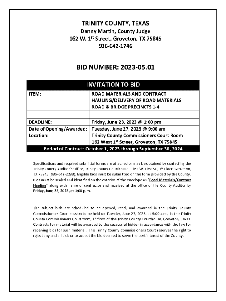 Fillable Online Counties Trinity Texas State Directory Online Fax