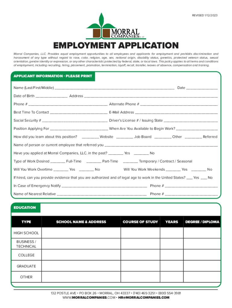 Fillable Online Morral Companies Leading the Way with Quality and