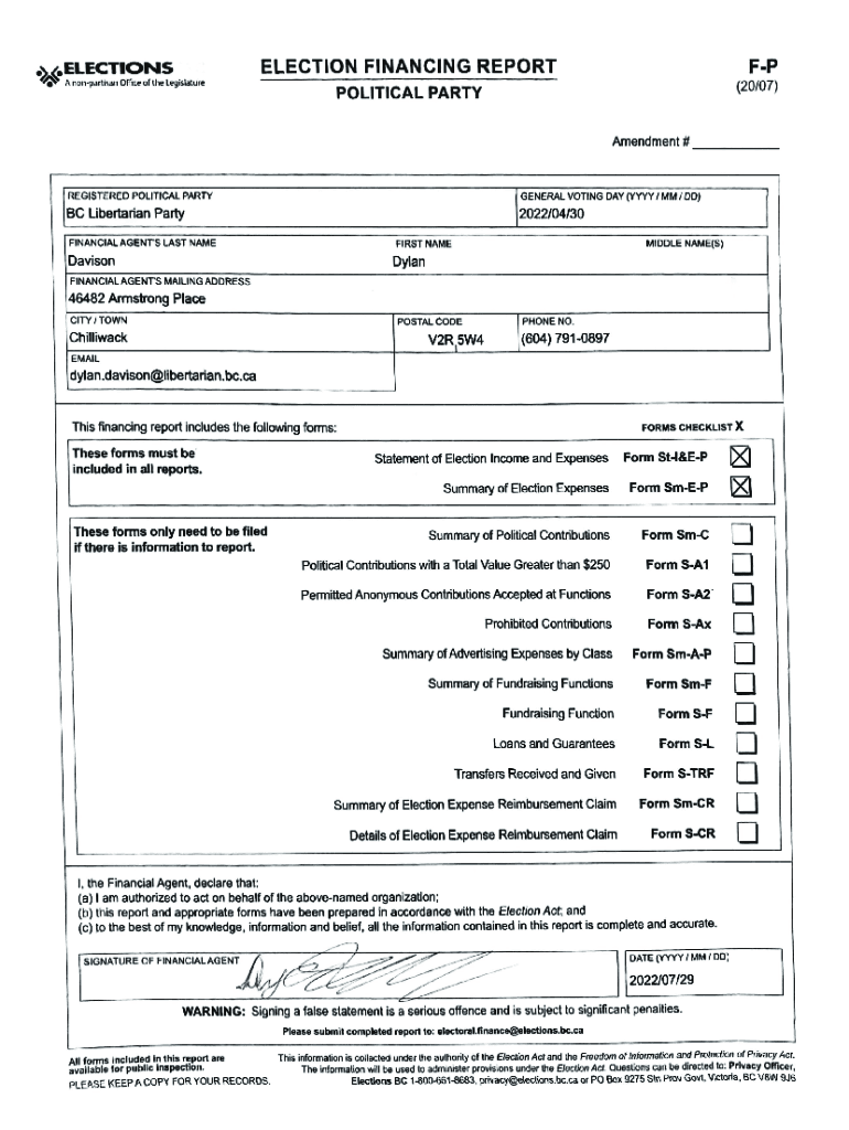 Fillable Online Completed VancouverQuilchena ByElection Report.pdf