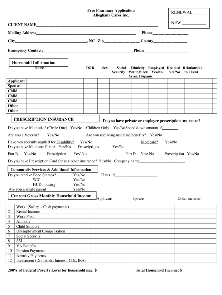 Fillable Online Free Pharmacy Application Sparta Fax Email Print