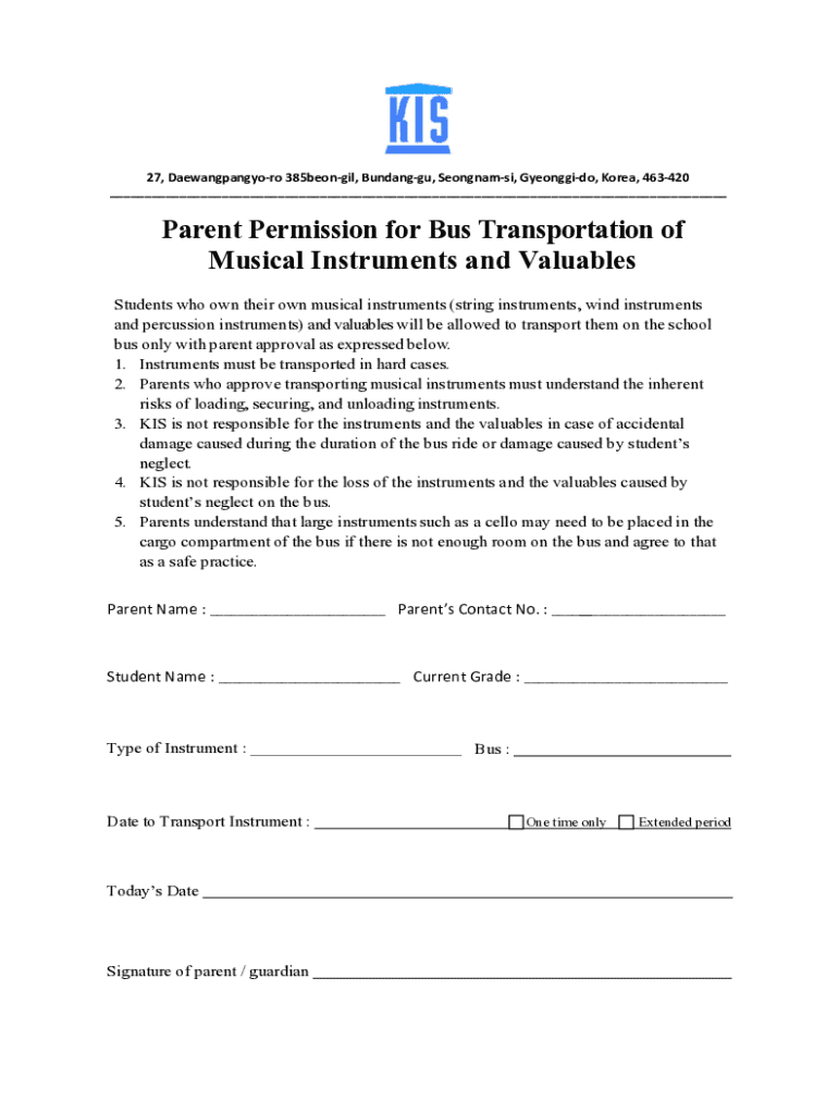 Fillable Online Learning Music Wind, String, Percussion Instruments