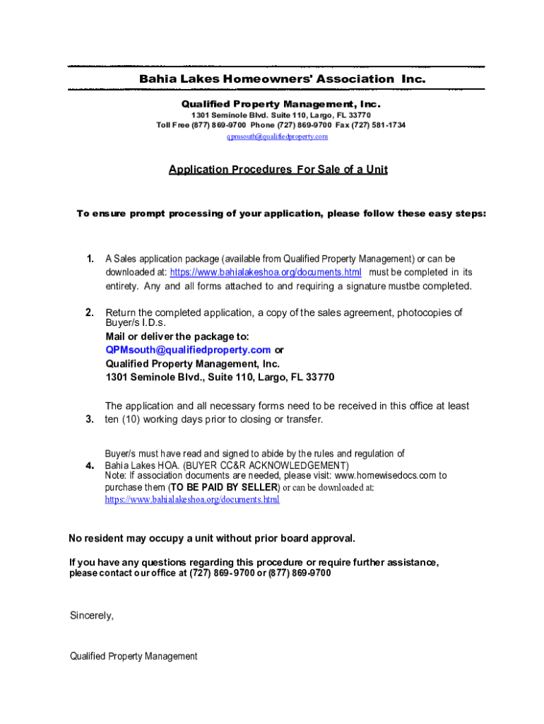 Fillable Online Qualified Property Management Contact Form Fax Email