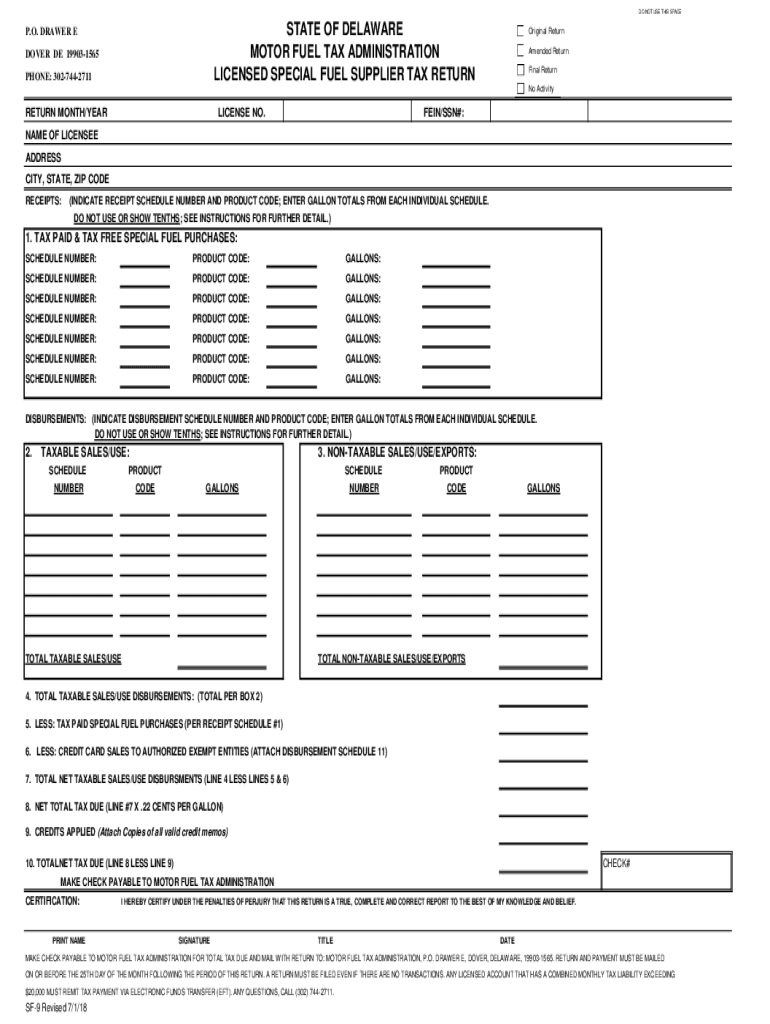 Fillable Online Motor Fuel Tax Refund Claim Forms Fax Email Print