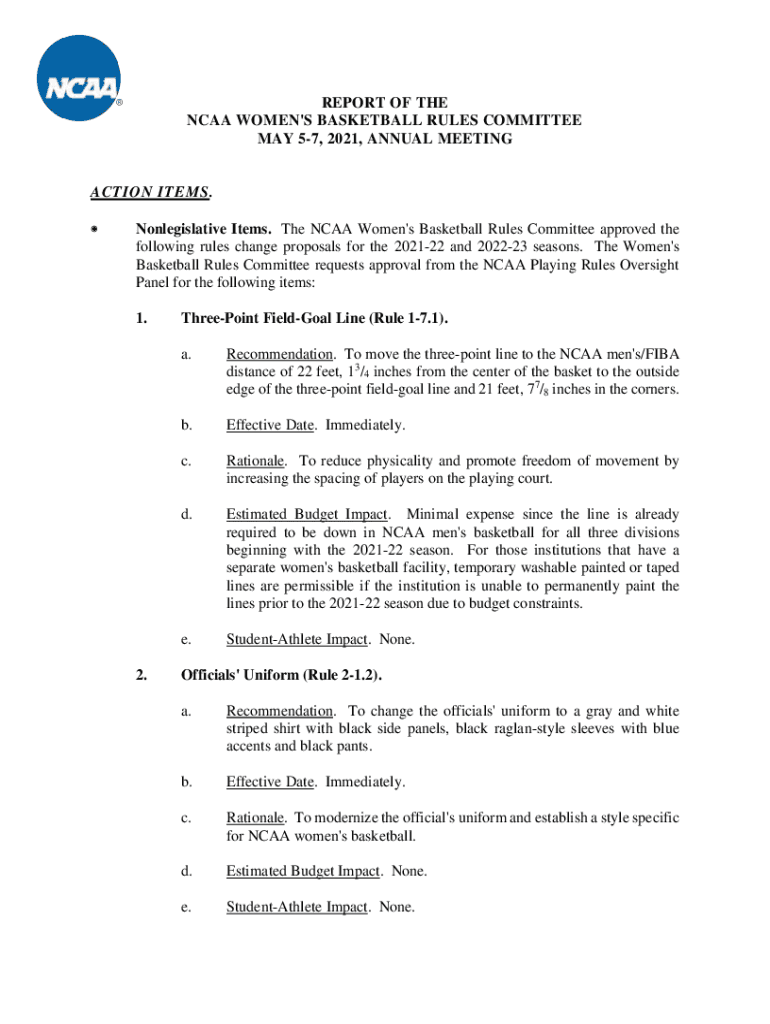 Fillable Online Panel approves flopping rule in women's basketball Fax Email Print pdfFiller