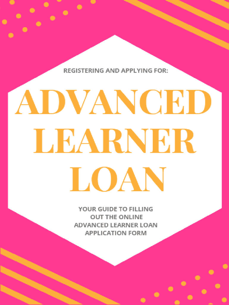 Fillable Online Advanced Learner Loan How to apply Fax Email Print