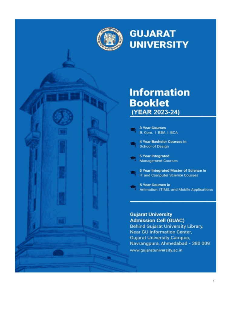 Fillable Online Fillable Online GUJARAT UNIVERSITY B.Ed. Fax Email