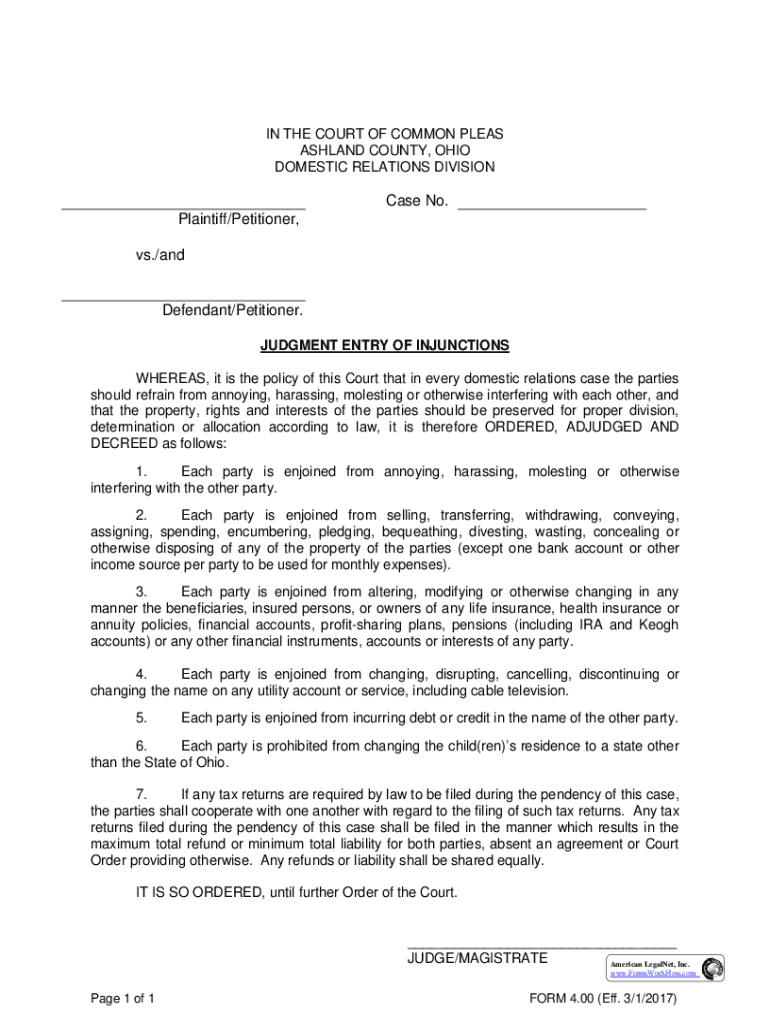 Fillable Online Domestic Relations Form Fax Email Print pdfFiller