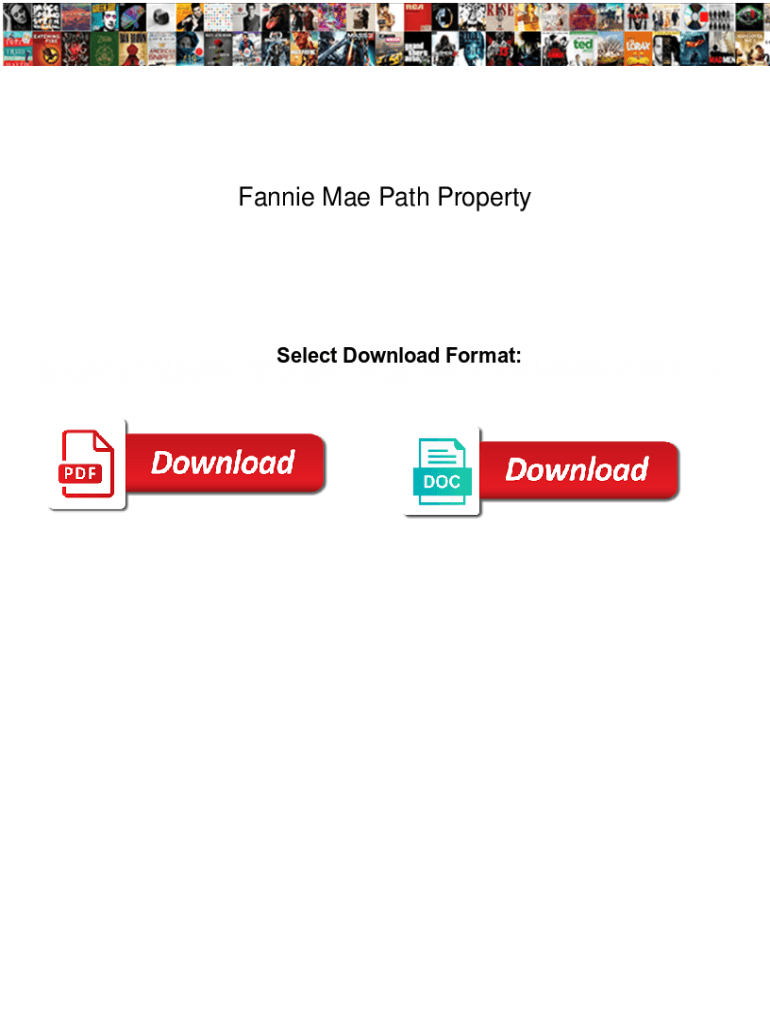 Fillable Online Fannie Mae Path Property. Fannie Mae Path Property