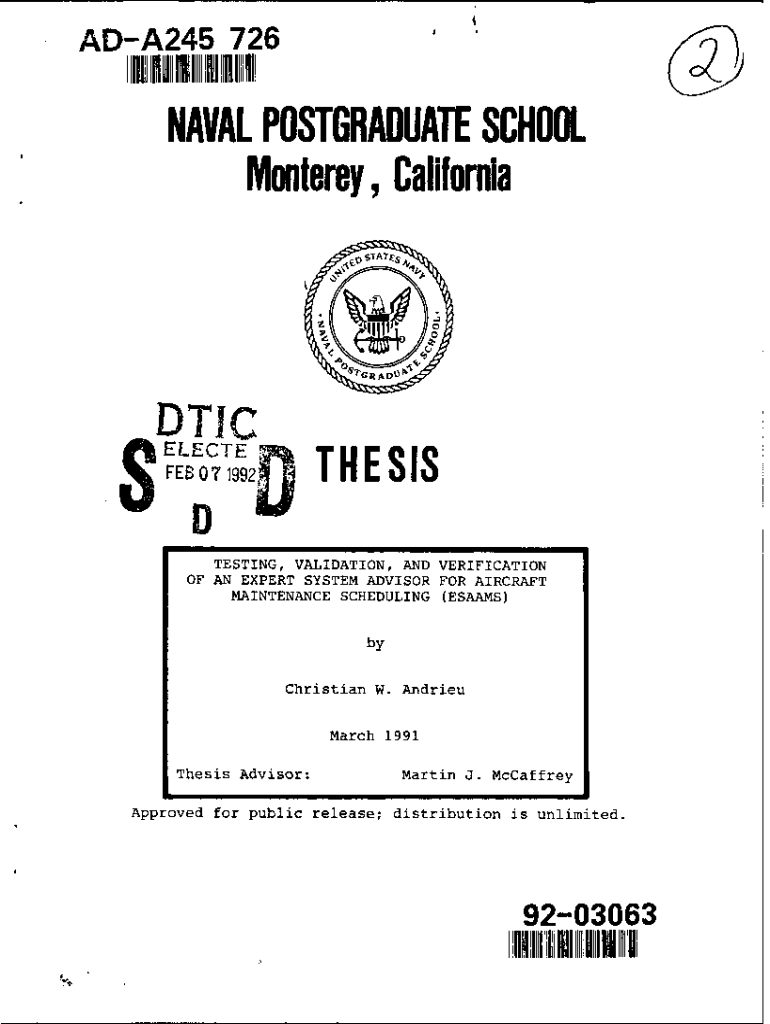 Fillable Online Testing, Validation, and Verification of an Expert