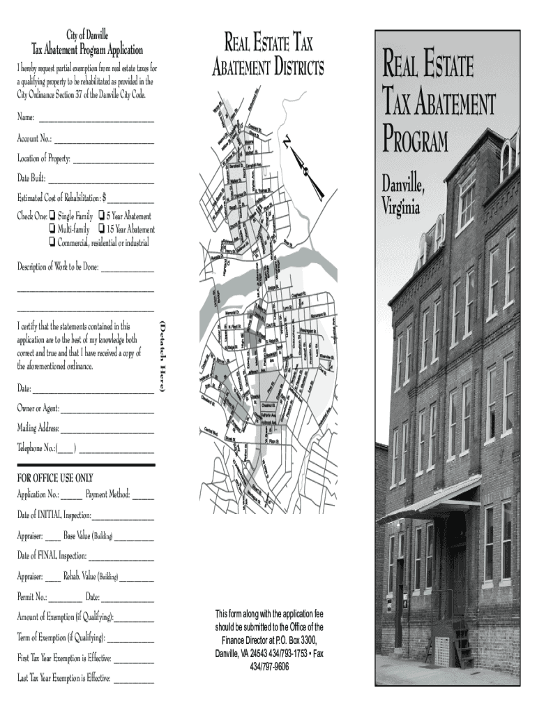 Fillable Online Tax abatements or exemptions Local Housing Solutions