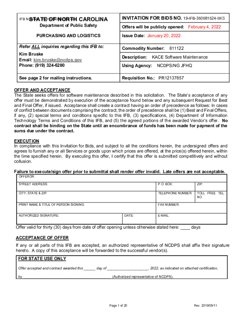 Fillable Online STATE OF NORTH CAROLINA Interpreter Services Kim