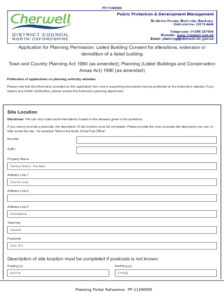 Fillable Online Yarnton Manor, The Barn Fax Email Print pdfFiller