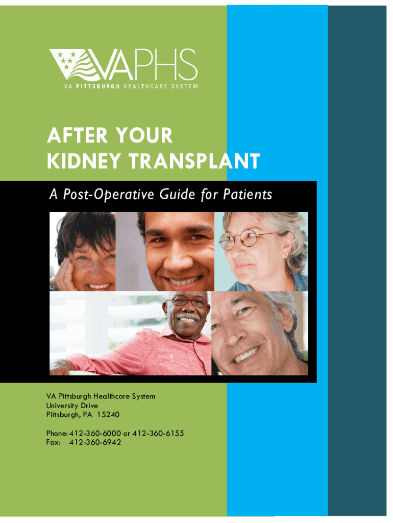 Fillable Online Kidney Transplant PostOp Care and Recovery Fax Email