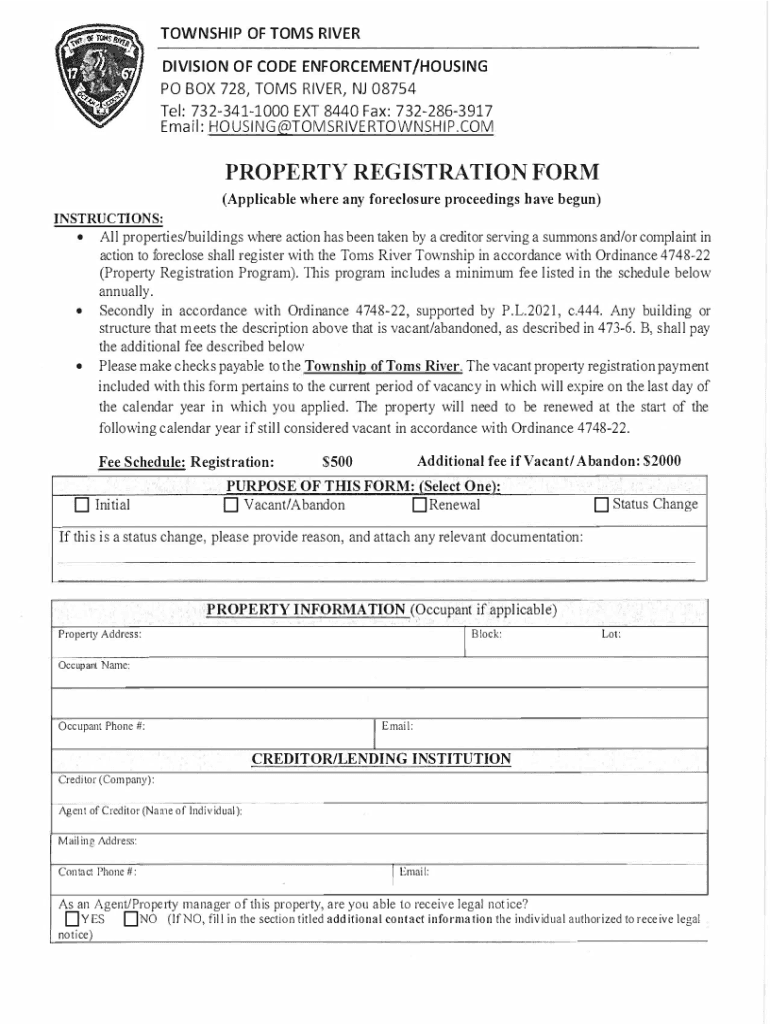 Fillable Online Rental Certificate of Occupancy Packet Fax Email Print