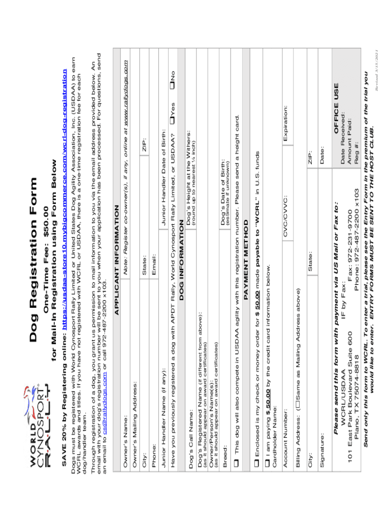 Fillable Online The Glens Falls Kennel Club Dog matches, educational Fax Email Print