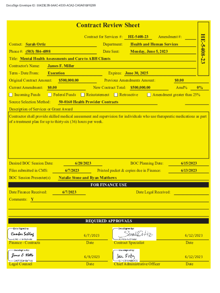 Fillable Online Contract Review Report TemplatePDF Fax Email Print