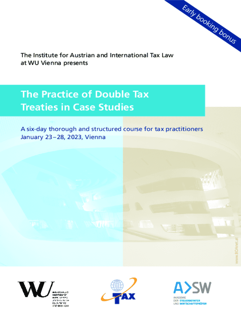 Fillable Online Vienna Certificate in Double Tax Treaties Fax Email