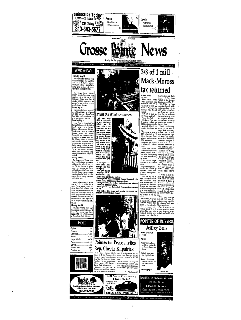 Fillable Online digitize gp lib mi MackMoross IUT tax returned Local