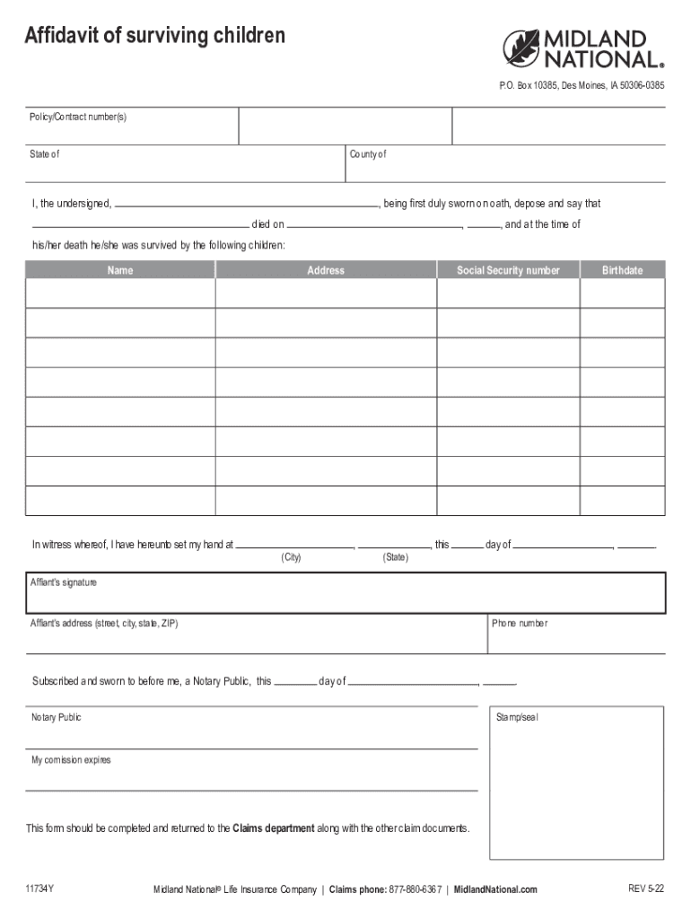 Fillable Online Supporting Affidavit (For Service by Mail or Personal