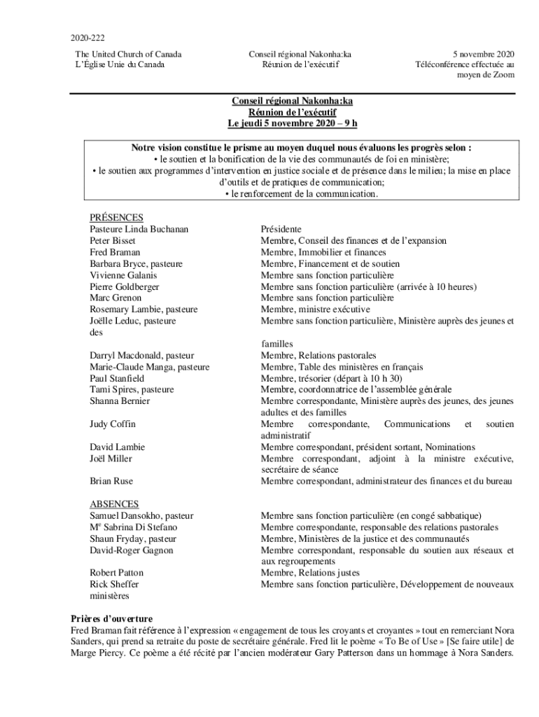 Remplissable En Ligne Merging Waters Pastoral Charge Fax Email Imprimer