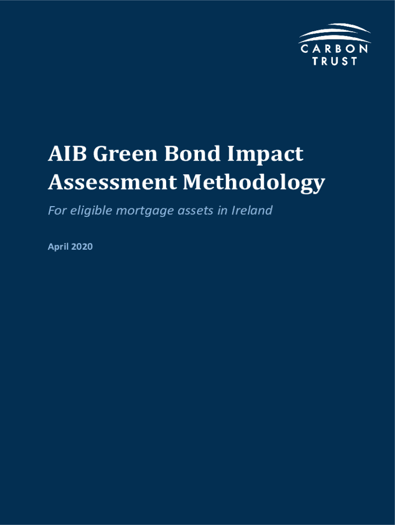 Fillable Online AIB Green Bond Impact Assessment Methodology Fax Email