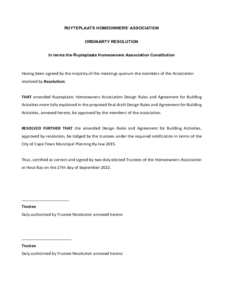 Fillable Online What Is An HOA Quorum? Is It Good Or Bad? Fax Email