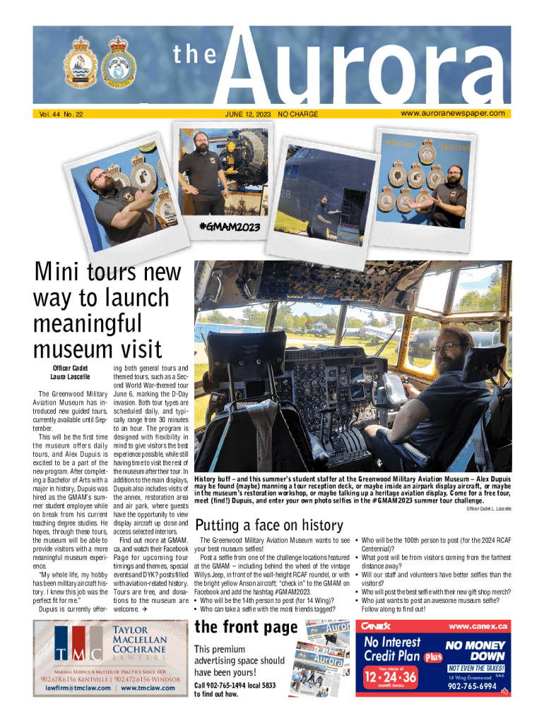 Fillable Online The Aurora Newspaper Fax Email Print pdfFiller