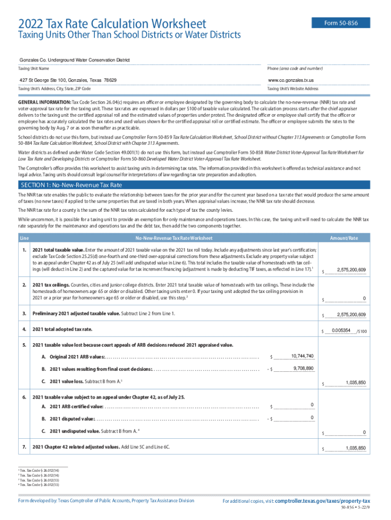 Fillable Online Gonzales County, Texas District Clerk Fax Email Print