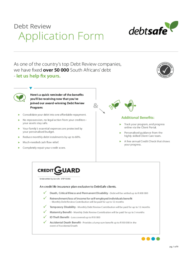 Fillable Online What is a debt review clearance certificate? Fax Email