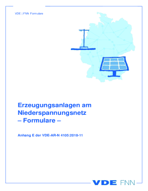 Ausfüllbar Online Formulare-Anhang-E-VDE-AR-N-4105-3.pdf Fax Email