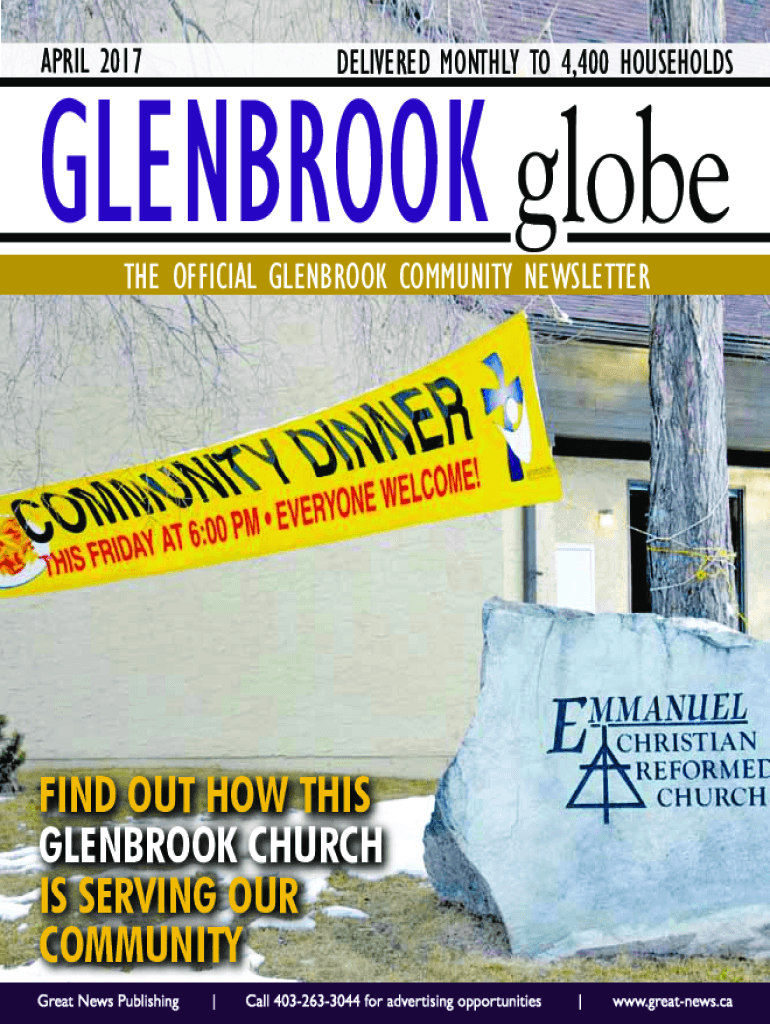 Fillable Online THE OFFICIAL GLENBROOK COMMUNITY My Calgary Fax